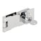 Prime-Line Keyed Hasp, 4 in. x 1-5/8 in., Steel, Chrome Plated, Twist Knob U 9951 - alternate 1